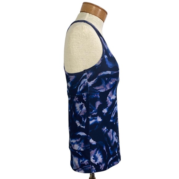 Gaiam Strappy Back Bra Tank Athletic Yoga
Performance Top Purple, Blue Small - Picture 5 of 6